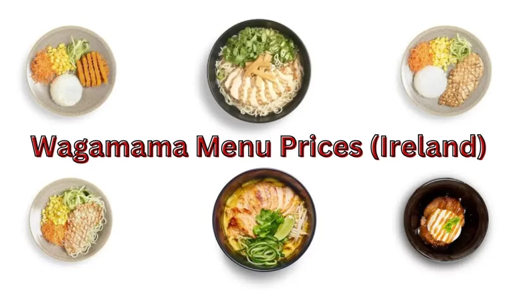 Wagamama Menu Prices (Ireland)