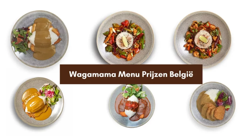 Wagamama Menu Prijzen België